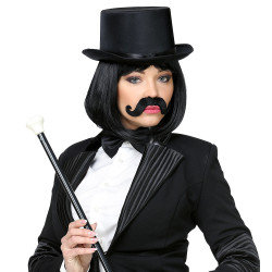 Veľký samolepiaci retro fúzik